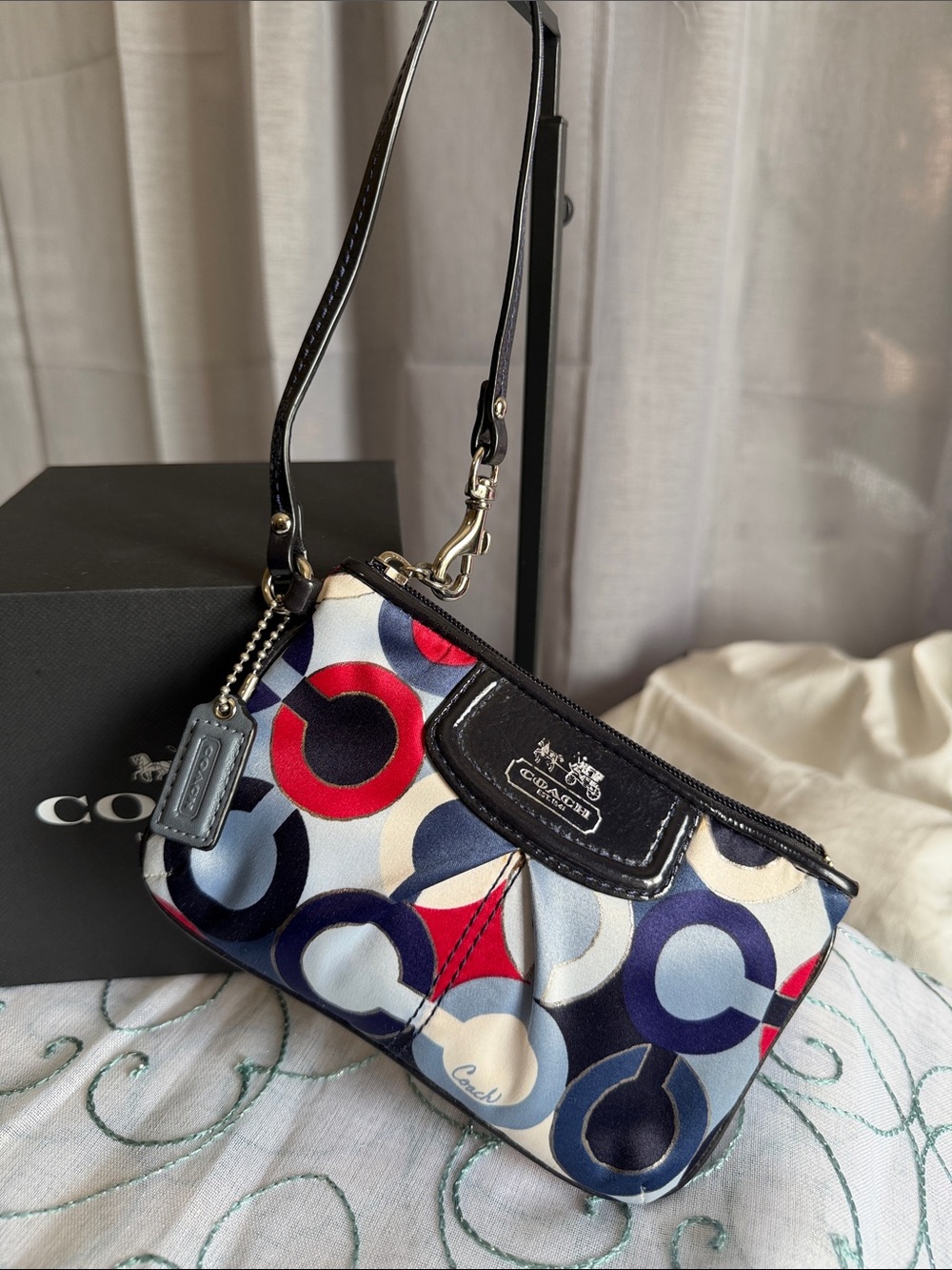 Coach Op Art Wristlet